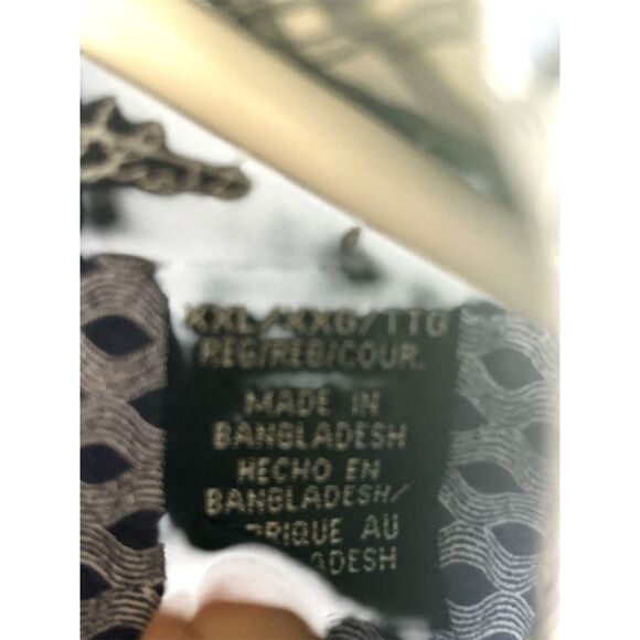 George Strait Collection Wrangler Men size XXL/T Button Down Long‎ Sleeve Blue s - Picture 3 of 5